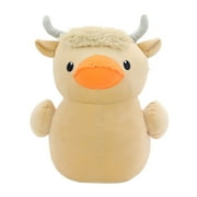 Halloween Jumbo Tan Highland Cow Rubber Duck Plush, 23 in, by Way To Celebrate