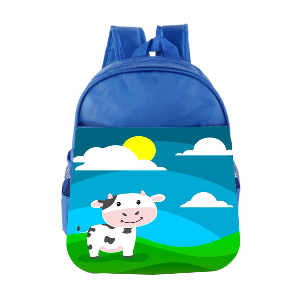 Accessory Avenue Toddler Backpack Cow in Meadow Kids Backpack Toddler