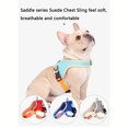 thumbnail image 1 of Tongliya 1 Set Suede Saddle Pet Leash Puppy Harness Set Red XL, 1 of 9