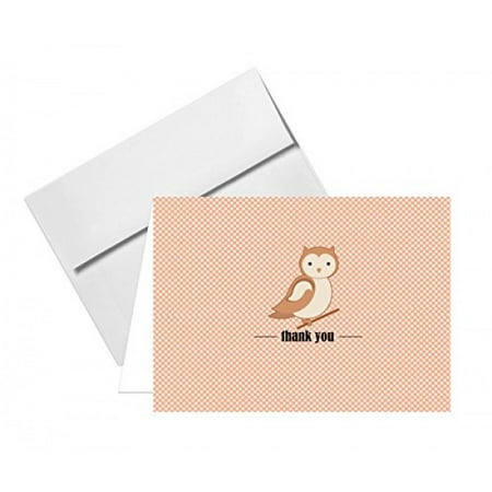 lovely animal thank you note greeting cards size 4 x 6 pack of 30