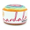 Lion Brand Yarn Mandala Bonus Bundle Sasquatch Self-Striping Light Acrylic Multi-color Yarn 1 Pack