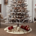 thumbnail image 4 of Disketp New York Christmas Tree Skirt, Christmas Tree Decorations, Christmas Decor, Tree Mat Decoration(30-48IN)-48", 4 of 6