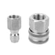 thumbnail image 2 of Conector De De Jardín De 2 Piezas De 3/8 Pulgadas - Conexiones De De tón De Resistencia ( + ) CUTICAT Accesorios de acero inoxidable, 2 of 8