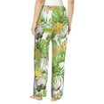 thumbnail image 3 of Daiia Gnome and Pineapple Women's Sleep Pant with Pockets and Drawstring,Pajama Pants-Small, 3 of 9