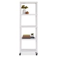 thumbnail image 2 of Lorell RTA Mobile Bookcase - 72" Height x 24" Width x 14" Depth - Floor - White - Steel - 1Each, 2 of 2
