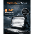 thumbnail image 6 of Rechargeable LED Work Light 12000mAh, 10000LM Portable Magnetic Work Light 320 LED, 4 Modes, Adjustable Stand for Mechanics, Camping, Fishing, Car Repair, Emergency Light for Power Outage, 6 of 9