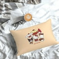 thumbnail image 5 of Lsque Sanrio Pattern Bedding Waterproof Pillow Protector Zippered Queen – Bed Bug Proof Pillow Encasement-16"x24", 5 of 6