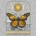 thumbnail image 2 of Girl's Lost Gods Manifesting Butterfly  Graphic Tee Athletic Heather Small, 2 of 5