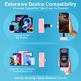 thumbnail image 4 of 3 in 1 AILKIN 2Pack Wireless Lavalier Microphones for iPhone Android,Plug-Play Mini Microphone,Noise Reduction,Clip on Lapel Mics for Video Recording Vlog,TikTok,YouTube,Interview,Pink, 4 of 7