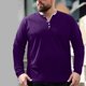 thumbnail image 1 of pstuiky Camisas de invierno de manga larga para hombre, Camiseta de manga larga de gran tamaño para hombre, holgada, de talla grande, con cuello redondo y manga larga. xxxxl, 1 of 9