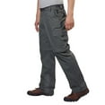 thumbnail image 4 of BC Clothing Mens Convertible Stretch Cargo Pants that convert to Shorts (Charcoal, XL, 32" Inseam), 4 of 4