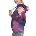 thumbnail image 2 of Kdxio Astronaut Riding Fiery Horse Print Womens Oversized Hoodies Sweatshirts Hooded Pullover Tops Sweaters Casual-Medium, 2 of 7