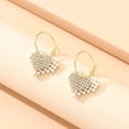 thumbnail image 4 of Xihbxyly Pendientes de Moda, Elegante Diseño de Corazón de Perla, Elegante Detalle de Diamante, Material Plástico Ligero, Regalo Perfecto para Ella, Uso Diario o para Ocasiones Especiales, Artículo N, 4 of 7