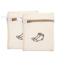 thumbnail image 1 of BRIGHTFUFU 5 piezas de red gruesa espesa calcetines bolsas de lavado de malla bolsas de lavandería para el hogar (beige), 1 of 7