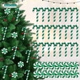 thumbnail image 2 of 24PCS Christmas Candy Canes Red and Green Crutch Xmas Tree Hanging Ornaments Gifts for Holiday Party New Year Home Decor Navidad, 2 of 5
