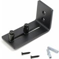 thumbnail image 1 of Sliding Door Roller Guide - With 2 Rollers - For Sliding Doors - Black, 1 of 5