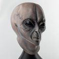 thumbnail image 4 of Máscara gris adulta alienígena del Área 51 para Halloween, 4 of 5