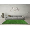 thumbnail image 3 of Ahgly Company Indoor Square Abstract Green Modern Area Rugs, 4' Square, 3 of 4