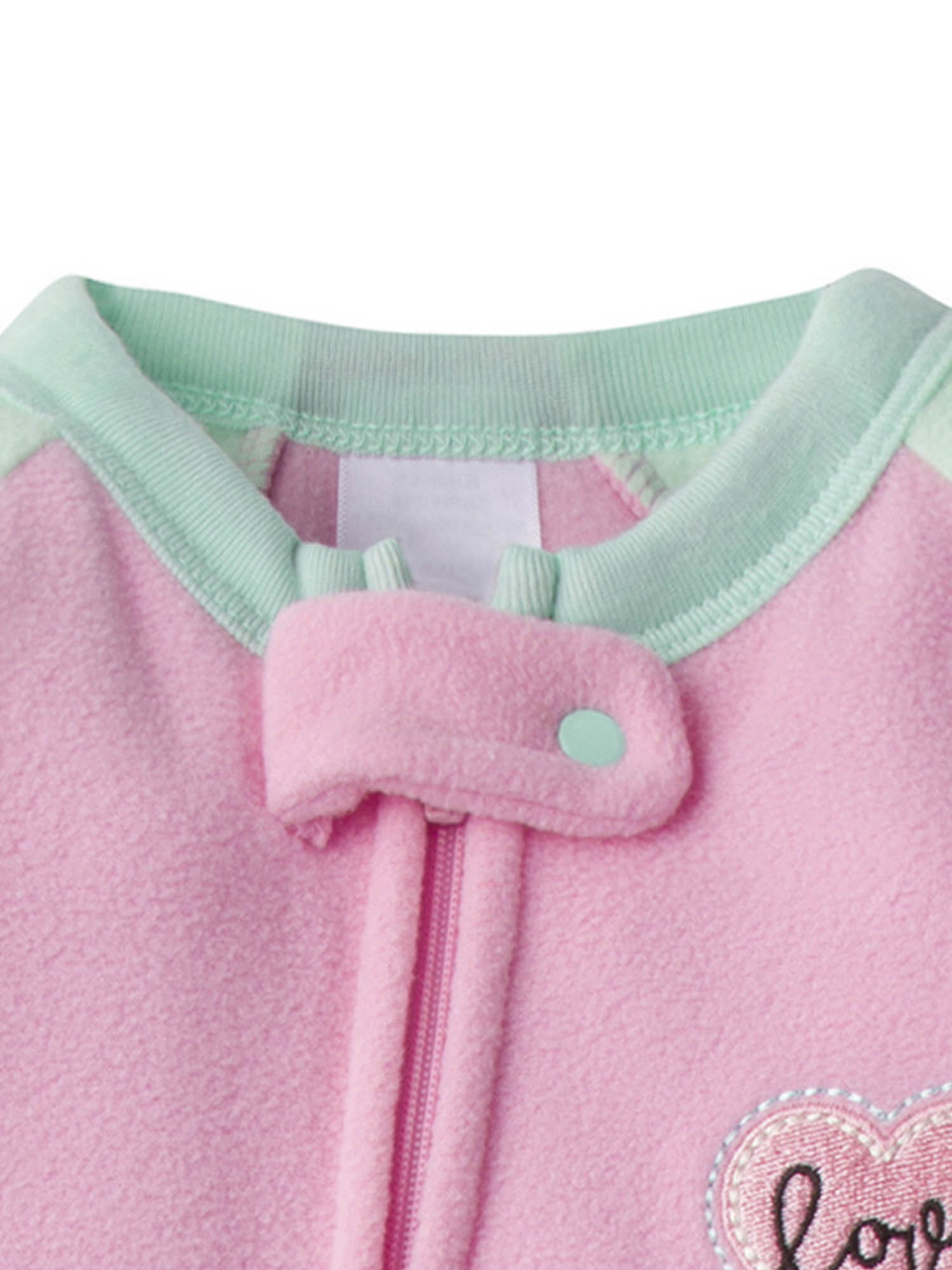 Gerber 3/4 Sleeve Fleece Pajamas, 2-Pack photo 7
