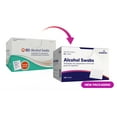 thumbnail image 7 of BD Alcohol Swab - 1 x .75 Inch, 70% Isopropyl Alcohol, Individual Packets, 100 Count, 7 of 7