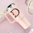 thumbnail image 2 of Monogrammed 40oz Tumbler with Handle for Women, Personalized Birthday Gifts for Women,Initial Cups for Woman Floral Letter D,Customized Gifts for Female Lady Gift for Mothers Day Christmas, 2 of 6