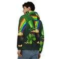 thumbnail image 4 of Kdxio St. Patrick's Day4 Print Men Hoodies Casual Hoodies for Men with Zip Pockets Full Zip Long Sleeve Sweatshirt Sports Hooded Jacket-Small, 4 of 5