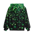 thumbnail image 4 of Lorytime St. Patricks Day Oversized Sweatshirts for Teen Girls Long Sleeve Tops Hoodies Pullover with Pockets Outerwear, 4 of 5