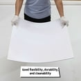 thumbnail image 5 of 10-Pack White Ceiling Panel 4ft x 2ft (48in x 24in), Waterproof and Fireproof PVC Smooth Drop Ceiling Tile, 5 of 7