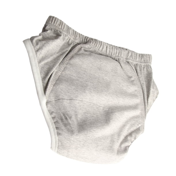 Pañal de Tela Para Pañales para Adultos, Algodón Puro de Fugas Grises M Tamaña Lavable de Tela Para Adultos Absorbencia Extra Para La Vida DiAria