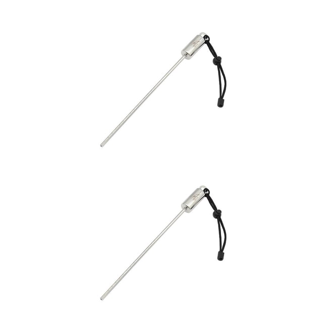 Toystoory Keep Diving Pointer Rod Medición de ruido Submarino Ding Stick Botella Cordón Accesorios deportivos Piscina Niños Adultos Negro 2Conjunto
