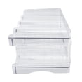 thumbnail image 1 of Plastic Water Bottle Organizer, Wine Rack Storage Holder, Double Layer Transparent Desktop Cup Storage Rack for Kitchen Cabinet, 1 of 7