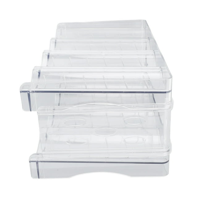 Plastic Water Bottle Organizer, Wine Rack Storage Holder, Double Layer Transparent Desktop Cup Storage Rack for Kitchen Cabinet