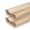 Unfinished Maple, variant on Outwater 12ft Chicago Bar Rail Cut Into 6ft Pieces - 1-3/8in H x 4-3/8in W - Unfinished Red Oak Rail