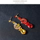 thumbnail image 5 of Collar de mujer elegante Qarigey 3 unids/set decorativo nupcial rhinestone Blanco, 5 of 6