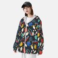 thumbnail image 3 of Balery Bowling Ball Sudadera ligera de manga larga con capucha y protección solar UPF 50+ para hombre y mujer, ideal para pesca y running-XX-Large, 3 of 7