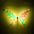 thumbnail image 2 of Alas eléctricas Alas de plumas de elfo luminosas Alas de ángel de hada de flores para niños, 2 of 3