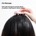 thumbnail image 4 of Jumpingount Peine para lavar el cabello húmedo, limpieza profunda para refrescar el cuero cabelludo, cepillo de masaje de silicona, herramienta Cuidado del cabello Azul oscuro, 4 of 6