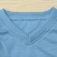 thumbnail image 3 of Chiccall Mens T Shirts Short Raglan Sleeve Knit Textured Tee Casual Soft Summer V Neck Pullover, 3 of 7