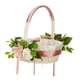 thumbnail image 4 of Cesta de bodas Baskas de flores de boda Cintas Plantas suministros de boda de boda Flower Pétalos Canasta de flores de satén Rosa, 4 of 8