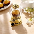 thumbnail image 5 of 2026 Gold Mini Gumball Machine Candy Dispenser – Rotating Desktop Treat Jar for Wedding, Birthday & Party Favor Decor, B (Plastic), 5 of 5