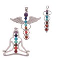 thumbnail image 1 of 3 Piezas Pendiente de Colr 7 Chakras Piedras Preciosas Joya de Manera de Mujer Señora Sunnimix Colgante de la piedra preciosa, 1 of 8