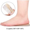 Adjustable Orthopedic Heel Lift Inserts, Height Increase Insole for Leg