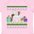 thumbnail image 4 of Inktastic Christmas Festive Unicorns Fa-La-La-La-La Boys or Girls Baby Bodysuit, 4 of 5
