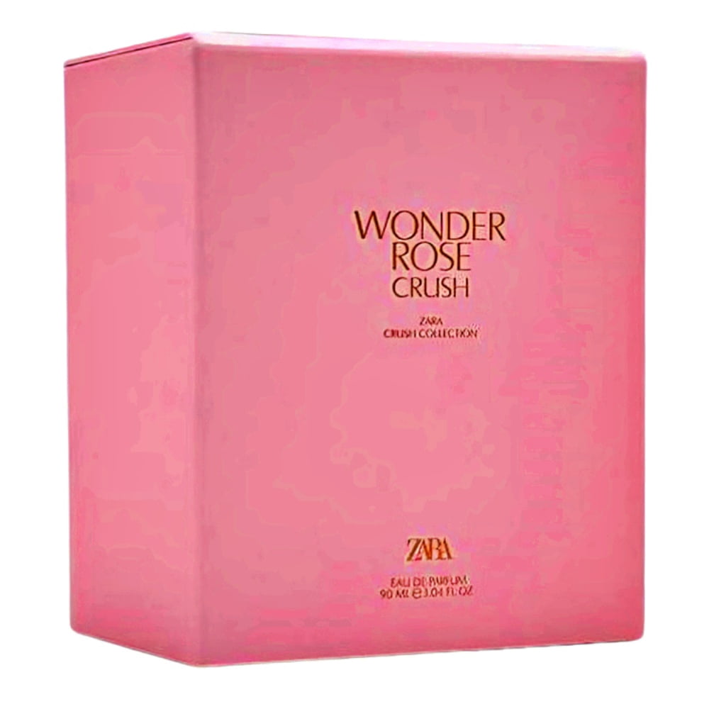 Zara Wonder Rose Crush Perfume for Women Bold and Radiant Fragrance in Signature Glass Bottle Inspired by the Original Wonder Rose Eau De Parfum 90 ML (3.04 FL OZ)