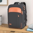 thumbnail image 2 of Mochila de viaje Lumesner Carry On de 40 litros con cubos de embalaje, color negro, 2 of 8