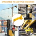 thumbnail image 5 of Ataucjin 6000 lbs/3 Ton Adjustable Forklift Mobile Crane, Telescoping Design (83" - 149") for Warehouses, Factories, and Construction Sites, 5 of 7