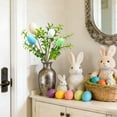 thumbnail image 4 of Easter Egg Branch Decoration, Foam Egg And Plastic Plant Ornament, Colorful Spring Holiday Party Decor, Door Or Wall Hanging, 11.81 Inch, 4 of 7