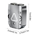 thumbnail image 3 of USB Rechargeable Mini Shaver | Portable Wet Dry Face & Body Hair Removal | 18-Blade Fine Steel | Fast Charge | Detachable Washable Head | Type-C | Travel Size | 1 Shaver + Cable, 3 of 9