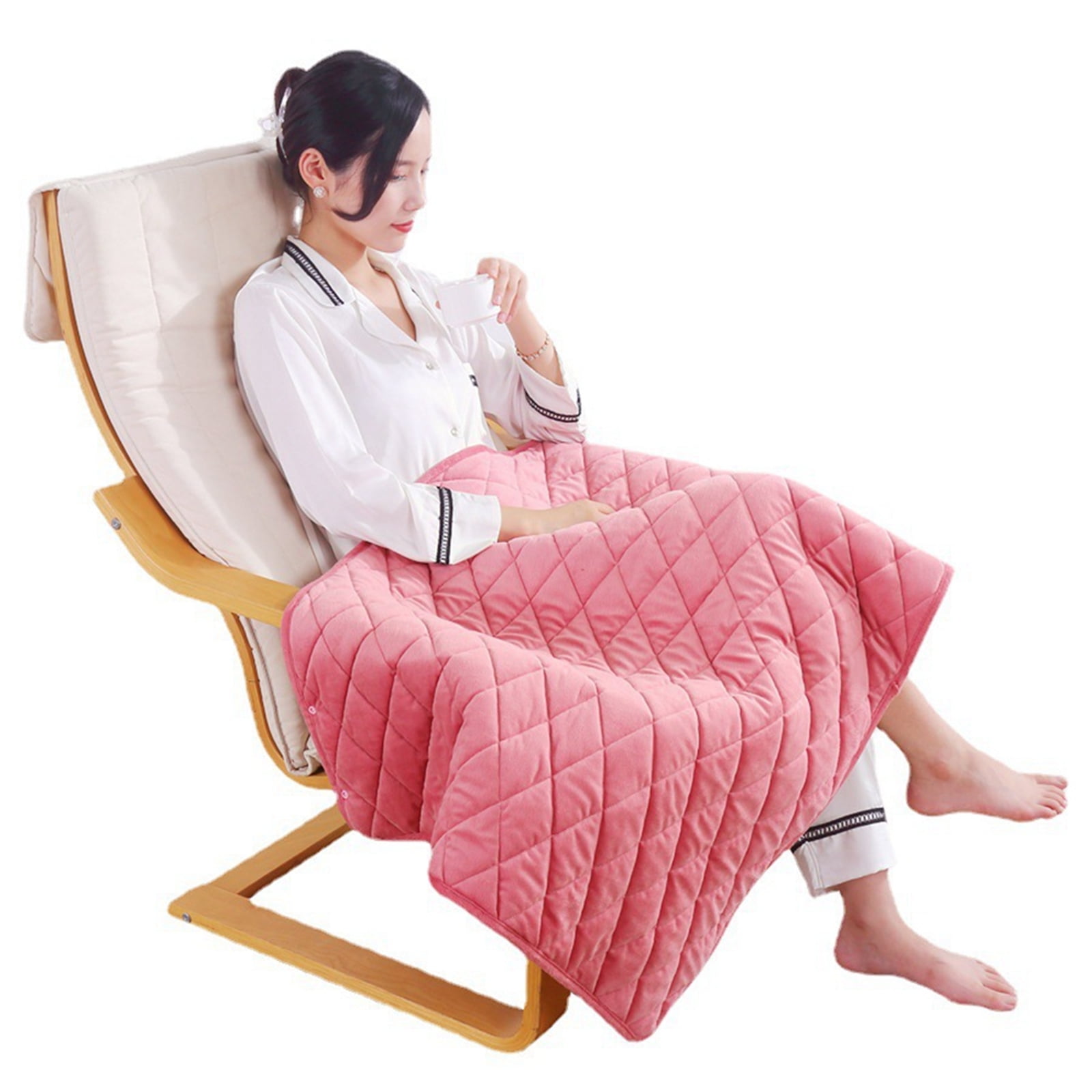 29.5x47" USB Heated Blanket Multifunctional Throw Blanket Perfect for Indoor Home and Travel