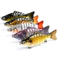 thumbnail image 2 of 2pc Classic Luya Multi-Section Fish Bait 16g/10cm Material 7 Section FISH LURES, 2 of 9